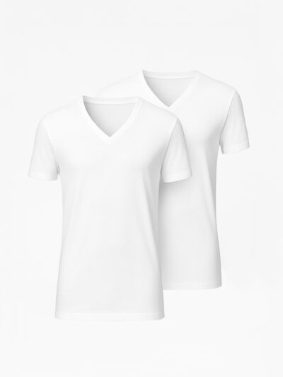 Alan Red T-shirt V-hals  - verkoop